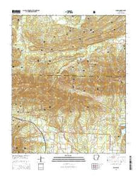 Acorn Arkansas Current topographic map, 1:24000 scale, 7.5 X 7.5 Minute, Year 2014