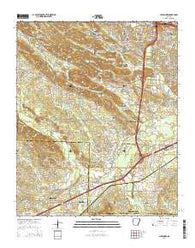 Alexander Arkansas Current topographic map, 1:24000 scale, 7.5 X 7.5 Minute, Year 2014