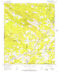 Alexander Arkansas Historical topographic map, 1:24000 scale, 7.5 X 7.5 Minute, Year 1954