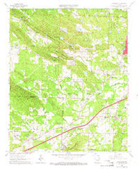 Alexander Arkansas Historical topographic map, 1:24000 scale, 7.5 X 7.5 Minute, Year 1961