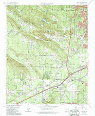 Alexander Arkansas Historical topographic map, 1:24000 scale, 7.5 X 7.5 Minute, Year 1986