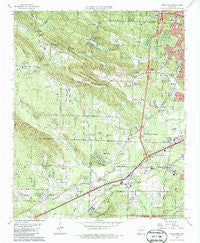 Alexander Arkansas Historical topographic map, 1:24000 scale, 7.5 X 7.5 Minute, Year 1986