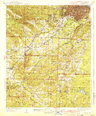 Alexander Arkansas Historical topographic map, 1:62500 scale, 15 X 15 Minute, Year 1941
