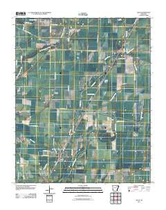 Alicia Arkansas Historical topographic map, 1:24000 scale, 7.5 X 7.5 Minute, Year 2011
