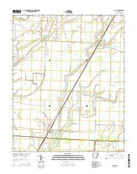 Alicia Arkansas Current topographic map, 1:24000 scale, 7.5 X 7.5 Minute, Year 2014