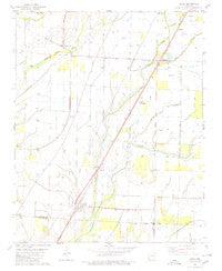 Alicia Arkansas Historical topographic map, 1:24000 scale, 7.5 X 7.5 Minute, Year 1980