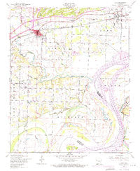 Alma Arkansas Historical topographic map, 1:24000 scale, 7.5 X 7.5 Minute, Year 1948