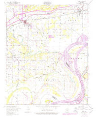 Alma Arkansas Historical topographic map, 1:24000 scale, 7.5 X 7.5 Minute, Year 1948