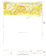 Almond Arkansas Historical topographic map, 1:24000 scale, 7.5 X 7.5 Minute, Year 1942