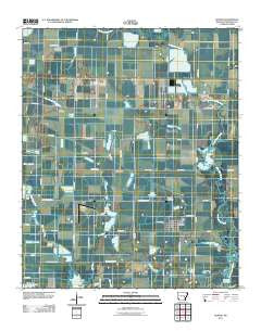Almyra Arkansas Historical topographic map, 1:24000 scale, 7.5 X 7.5 Minute, Year 2011