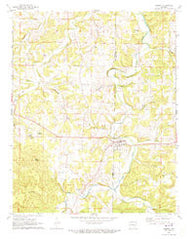 Alpena Arkansas Historical topographic map, 1:24000 scale, 7.5 X 7.5 Minute, Year 1972