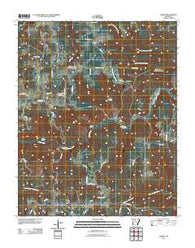 Alread Arkansas Historical topographic map, 1:24000 scale, 7.5 X 7.5 Minute, Year 2011