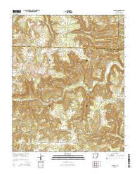 Alread Arkansas Current topographic map, 1:24000 scale, 7.5 X 7.5 Minute, Year 2014
