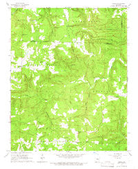 Alread Arkansas Historical topographic map, 1:24000 scale, 7.5 X 7.5 Minute, Year 1965
