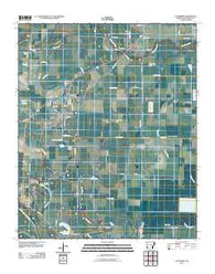 Altheimer Arkansas Historical topographic map, 1:24000 scale, 7.5 X 7.5 Minute, Year 2011