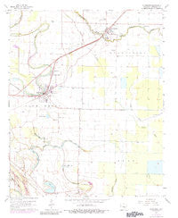 Altheimer Arkansas Historical topographic map, 1:24000 scale, 7.5 X 7.5 Minute, Year 1964