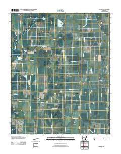 Amagon Arkansas Historical topographic map, 1:24000 scale, 7.5 X 7.5 Minute, Year 2011