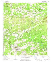 Amity Arkansas Historical topographic map, 1:24000 scale, 7.5 X 7.5 Minute, Year 1966