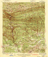 Antoine Arkansas Historical topographic map, 1:62500 scale, 15 X 15 Minute, Year 1943
