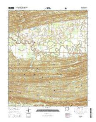 Aplin Arkansas Current topographic map, 1:24000 scale, 7.5 X 7.5 Minute, Year 2014
