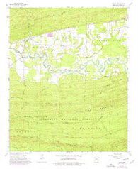 Aplin Arkansas Historical topographic map, 1:24000 scale, 7.5 X 7.5 Minute, Year 1963