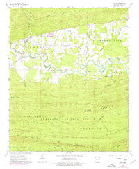 Aplin Arkansas Historical topographic map, 1:24000 scale, 7.5 X 7.5 Minute, Year 1963