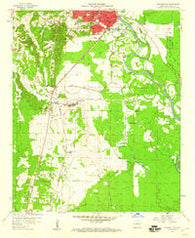 Arkadelphia Arkansas Historical topographic map, 1:24000 scale, 7.5 X 7.5 Minute, Year 1959