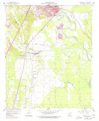 Arkadelphia Arkansas Historical topographic map, 1:24000 scale, 7.5 X 7.5 Minute, Year 1959