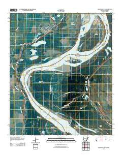 Arkansas City Arkansas Historical topographic map, 1:24000 scale, 7.5 X 7.5 Minute, Year 2011
