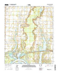 Arkansas Post Arkansas Current topographic map, 1:24000 scale, 7.5 X 7.5 Minute, Year 2014