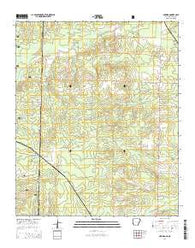 Arkinda Arkansas Current topographic map, 1:24000 scale, 7.5 X 7.5 Minute, Year 2014