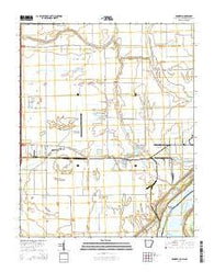 Armorel Arkansas Current topographic map, 1:24000 scale, 7.5 X 7.5 Minute, Year 2014