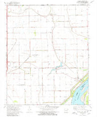 Armorel Arkansas Historical topographic map, 1:24000 scale, 7.5 X 7.5 Minute, Year 1972