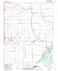 Armorel Arkansas Historical topographic map, 1:24000 scale, 7.5 X 7.5 Minute, Year 1972