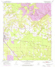 Ashdown East Arkansas Historical topographic map, 1:24000 scale, 7.5 X 7.5 Minute, Year 1950