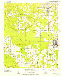 Ashdown West Arkansas Historical topographic map, 1:24000 scale, 7.5 X 7.5 Minute, Year 1950