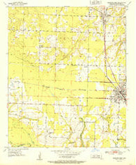 Ashdown West Arkansas Historical topographic map, 1:24000 scale, 7.5 X 7.5 Minute, Year 1951