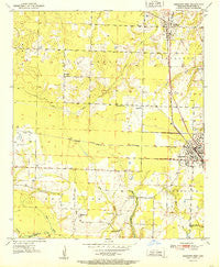 Ashdown West Arkansas Historical topographic map, 1:24000 scale, 7.5 X 7.5 Minute, Year 1951