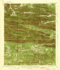 Athens Arkansas Historical topographic map, 1:62500 scale, 15 X 15 Minute, Year 1942