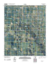 Aubrey Arkansas Historical topographic map, 1:24000 scale, 7.5 X 7.5 Minute, Year 2011