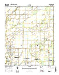 Augusta Arkansas Current topographic map, 1:24000 scale, 7.5 X 7.5 Minute, Year 2014