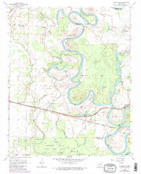 Augusta SW Arkansas Historical topographic map, 1:24000 scale, 7.5 X 7.5 Minute, Year 1968