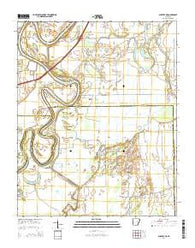 Augusta NE Arkansas Current topographic map, 1:24000 scale, 7.5 X 7.5 Minute, Year 2014