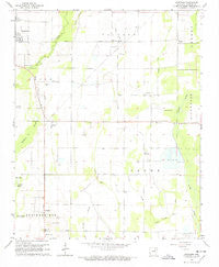 Auvergne Arkansas Historical topographic map, 1:24000 scale, 7.5 X 7.5 Minute, Year 1965