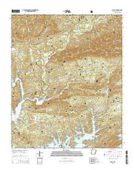 Avant Arkansas Current topographic map, 1:24000 scale, 7.5 X 7.5 Minute, Year 2014
