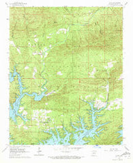 Avant Arkansas Historical topographic map, 1:24000 scale, 7.5 X 7.5 Minute, Year 1962