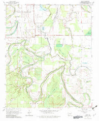 Avery Arkansas Historical topographic map, 1:24000 scale, 7.5 X 7.5 Minute, Year 1964