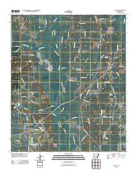 Banks Arkansas Historical topographic map, 1:24000 scale, 7.5 X 7.5 Minute, Year 2011