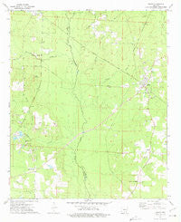 Banks Arkansas Historical topographic map, 1:24000 scale, 7.5 X 7.5 Minute, Year 1973