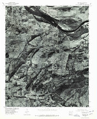 Barling Arkansas Historical topographic map, 1:24000 scale, 7.5 X 7.5 Minute, Year 1976